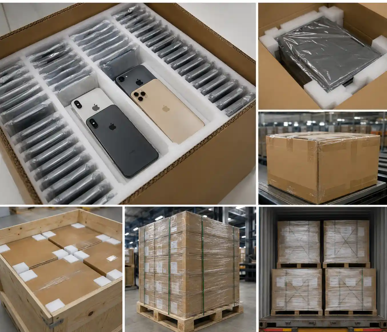 Warehouse and testing lab for renewed iPhones