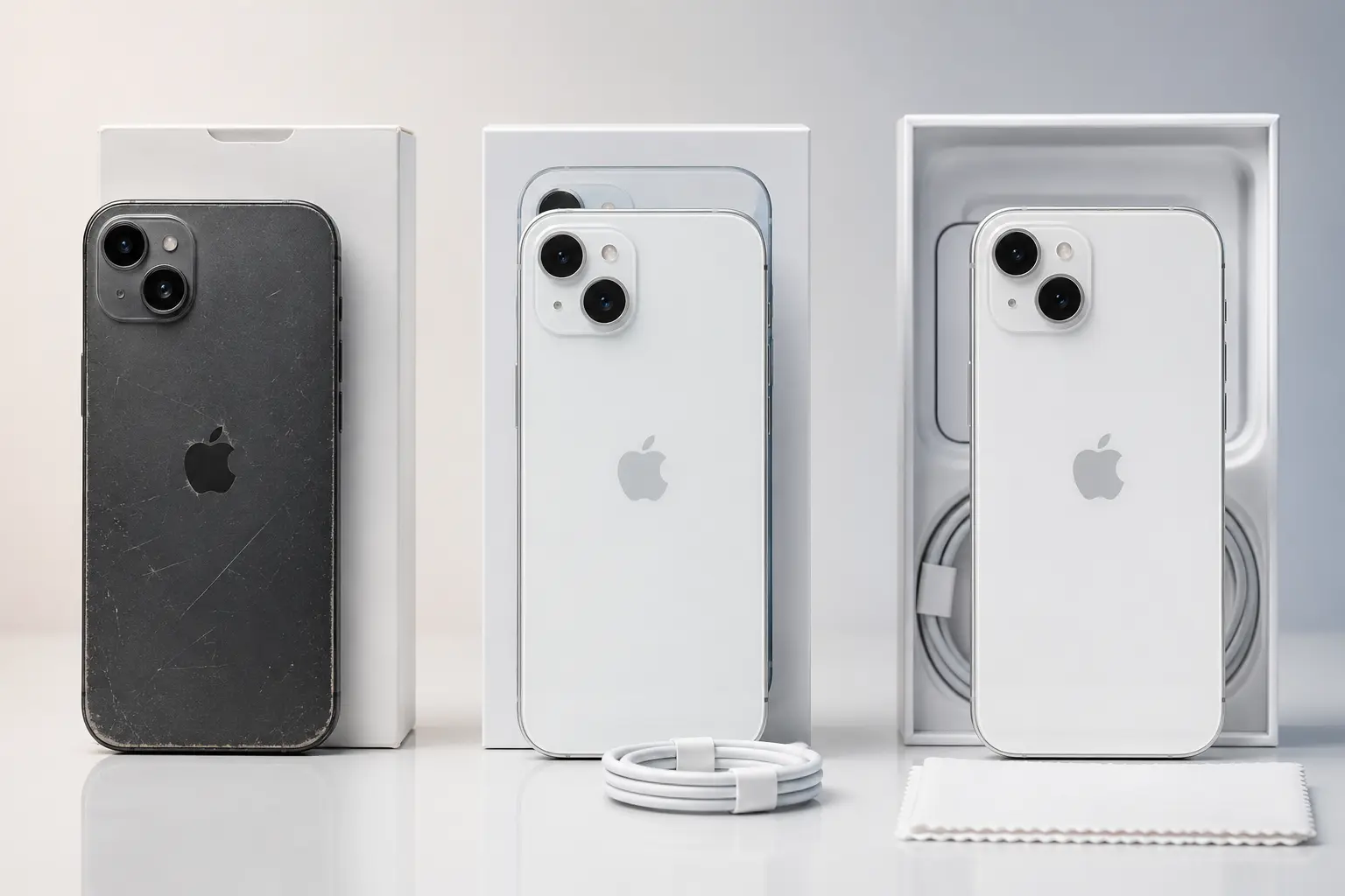Cosmetic inspection of iPhone 15 housing