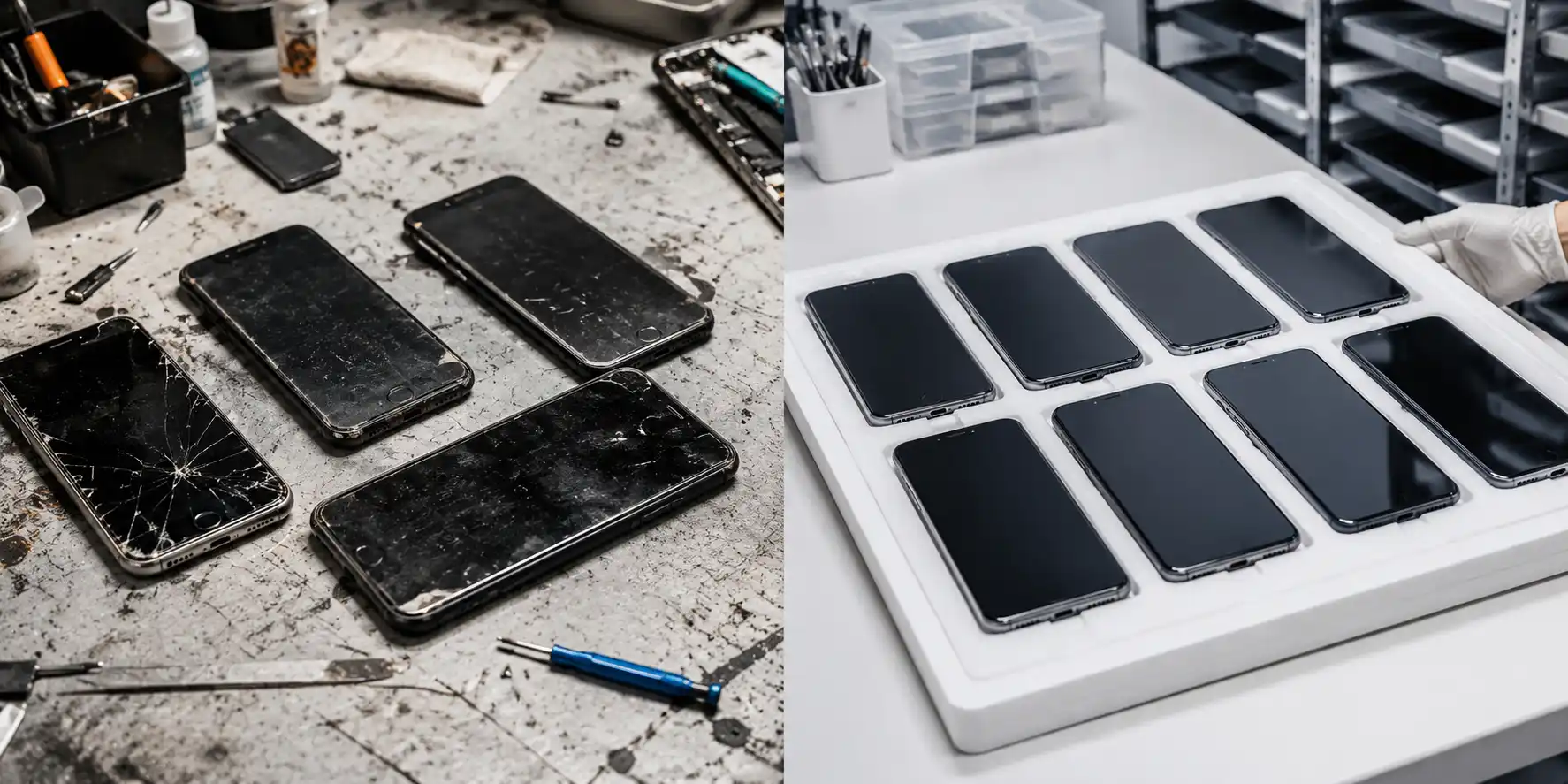 Defective vs certified smartphone comparison