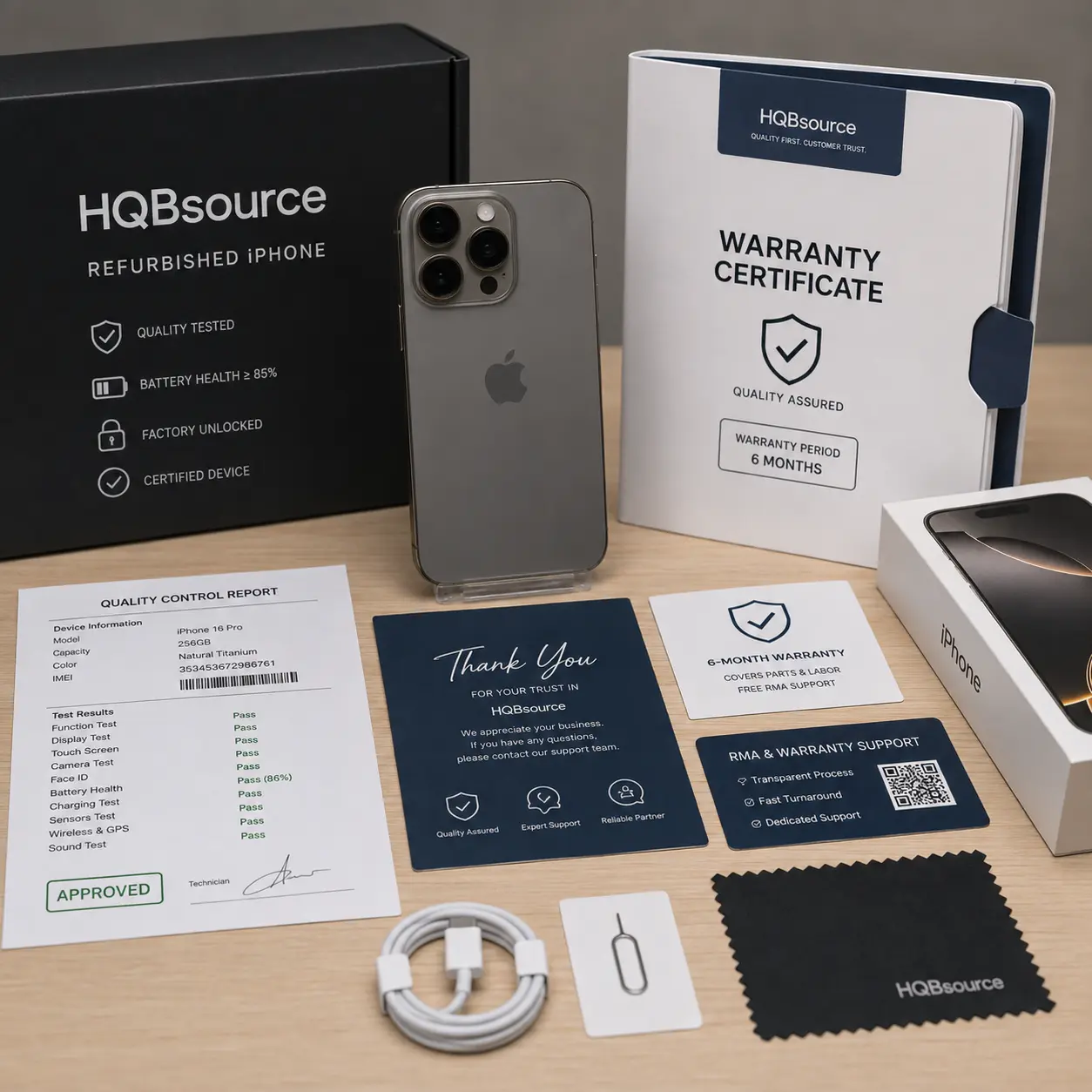 Warranty certificate UI