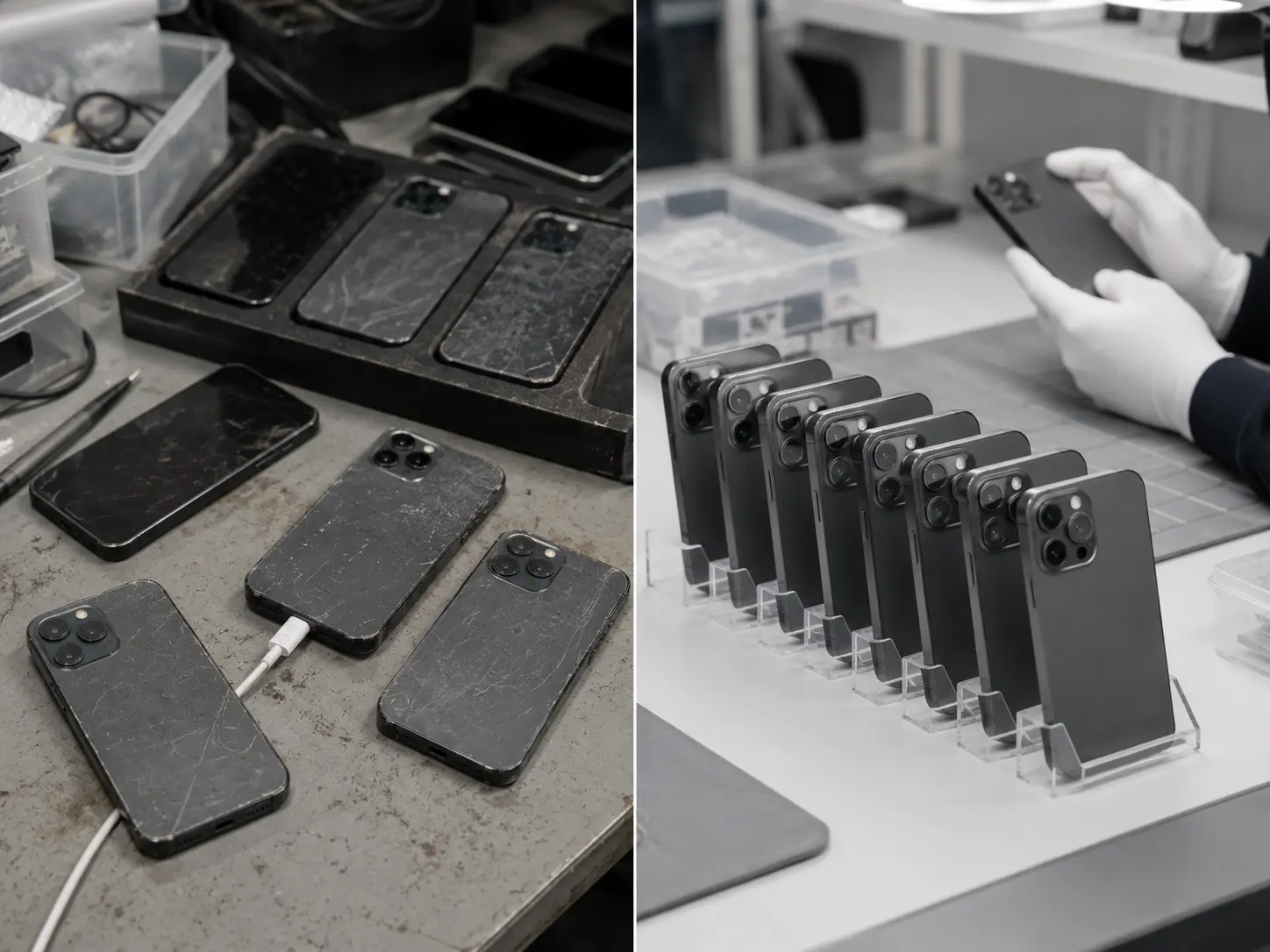 Defective vs certified smartphone comparison