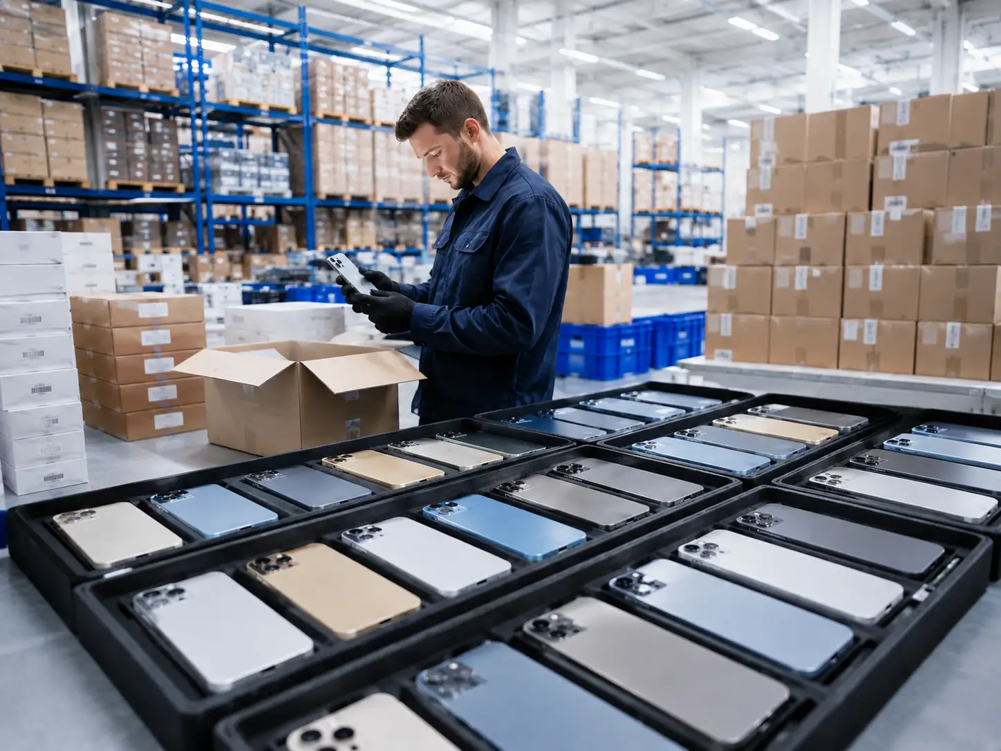 Demand growth chart for refurbished smartphones