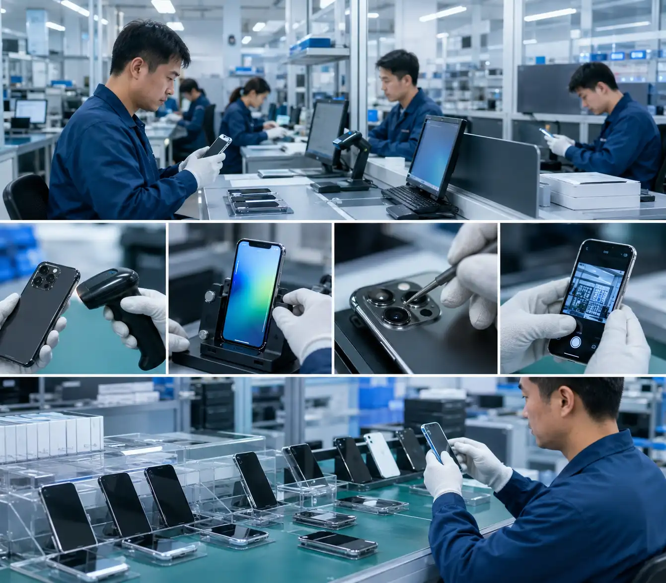 AI QC lab workflow and multi-point verification