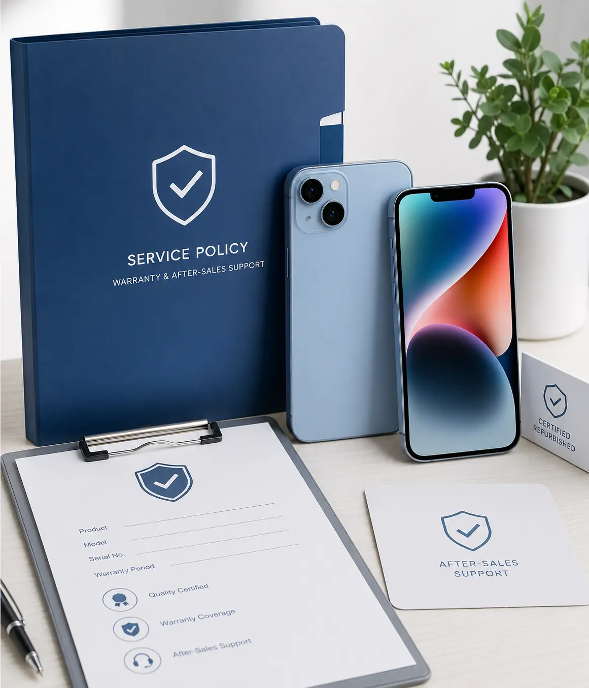 B2B Warranty Document Illustration