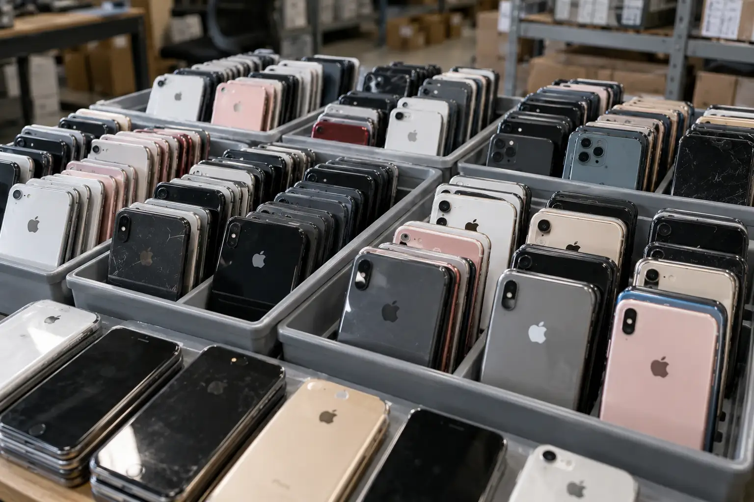 What is used iPhone wholesale supply process